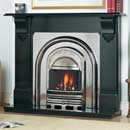 Agnews Athena Victorian Corbel Black Granite Fireplace Surround